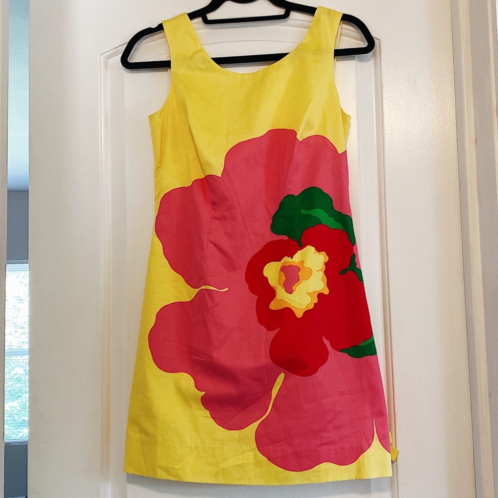 Lilly Pulitzer Yellow Shift Dress